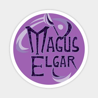 Magus Elgar Logo (Purple) Magnet